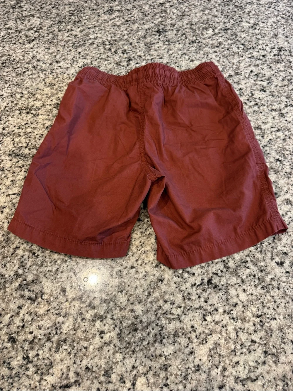GAP Boys Drawstring Shorts in Brick Red